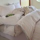 INS simple striped autumn and winter thick, warm pure cotton four-piece set, thickened cotton quilt cover, bed sheet Bedding INS simple striped autumn and winter thick, warm pure cotton four-piece set, thickened cotton quilt cover, bed sheet Bedding