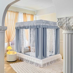 2025 new high-end bedroom mosquito net, princess-style blackout curtains, bed curtains, integrated children's anti-fall mosquito net 2025 new high-end bedroom mosquito net, princess-style blackout curtains, bed curtains, integrated children's anti-fall mosquito net