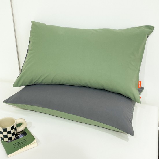 Washed Cotton Pillowcases, One Pair, Household, 100 Pillowcases, 48x74, Single Pillow Liner for Men Washed Cotton Pillowcases, One Pair, Household, 100 Pillowcases, 48x74, Single Pillow Liner for Men