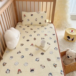 Baby pure cotton sheets, patchwork bed sheet, all-cotton bed cover, newborn crib fitted sheet, kindergarten crib cover, children's mattress Baby pure cotton sheets, patchwork bed sheet, all-cotton bed cover, newborn crib fitted sheet, kindergarten crib cover, children's mattress