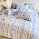 INS pure cotton four-piece set, 100% cotton bed sheet, internet celebrity duvet cover, student dormitory three-piece set, pastoral style bed
