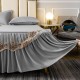 Summer ice silk embroidered fitted sheet, 2024 new Simmons mattress protector, non-slip and dustproof, full-cover mattress cover
