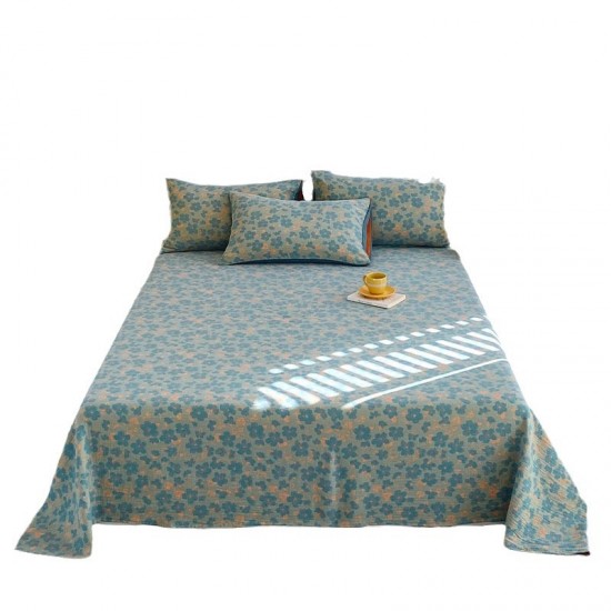 High-end long-staple cotton, double-layered yarn, summer sheet, 100% cotton. Sweat-absorbent single and double mattresses with a retro minimalist style. High-end long-staple cotton, double-layered yarn, summer sheet, 100% cotton. Sweat-absorbent single and double mattresses with a retro minimalist style.