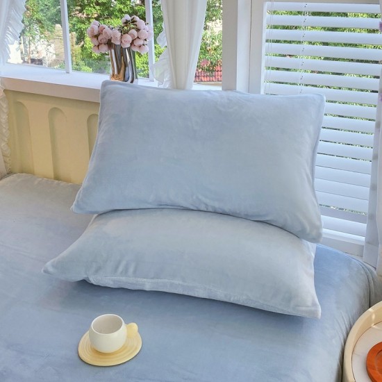 2025 new winter milk fleece pillowcase, simple solid coral flannel single pillowcase. Liner cover 2025 new winter milk fleece pillowcase, simple solid coral flannel single pillowcase. Liner cover