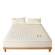 Cotton soy quilted fitted sheet, single-piece thickened bedspread, tatami Simmons mattress cover, mattress protector. Cotton soy quilted fitted sheet, single-piece thickened bedspread, tatami Simmons mattress cover, mattress protector.