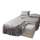 Summer ice silk embroidered fitted sheet, 2024 new Simmons mattress protector, non-slip and dustproof, full-cover mattress cover