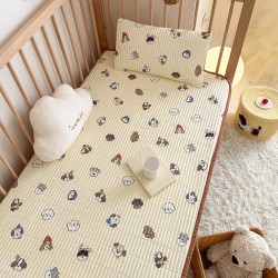 Baby pure cotton sheets, patchwork bed sheet, all-cotton bed cover, newborn crib fitted sheet, kindergarten crib cover, children's mattress Baby pure cotton sheets, patchwork bed sheet, all-cotton bed cover, newborn crib fitted sheet, kindergarten crib cover, children's mattress