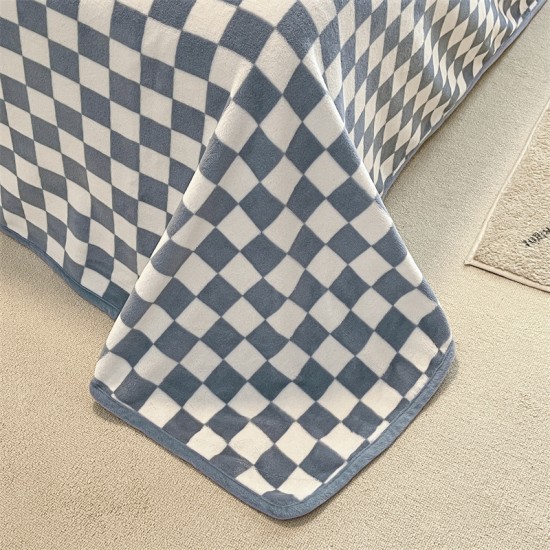 AB-faced pure cotton plush single-piece quilt cover, coral fleece winter single-sided fleece, milk fleece quilt cover and sheets wholesale AB-faced pure cotton plush single-piece quilt cover, coral fleece winter single-sided fleece, milk fleece quilt cover and sheets wholesale