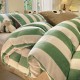 Winter milk fleece four-piece bedding set, plush, thickened coral fleece, Flannel blue duvet cover, winter three-piece set