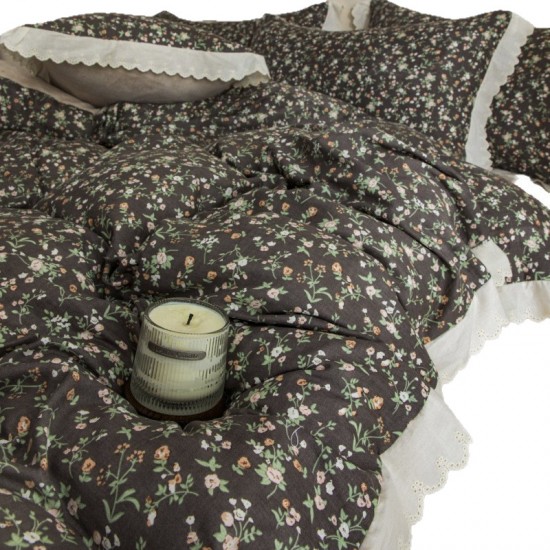 2025 autumn/winter new cotton and fleece double-layer yarn thickened milk fleece four-piece set, Korean princess-style sheets 2025 autumn/winter new cotton and fleece double-layer yarn thickened milk fleece four-piece set, Korean princess-style sheets