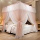 Double-layer mosquito net, integrated European-style bed curtain with stand, 1.8m curtain, 1.5m² princess-style blackout bed curtain Double-layer mosquito net, integrated European-style bed curtain with stand, 1.8m curtain, 1.5m² princess-style blackout bed curtain