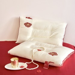 High-end wedding pillow core, Chinese-style wedding pillow, neck support pillow Wedding pillows and bedding for newlyweds' rooms High-end wedding pillow core, Chinese-style wedding pillow, neck support pillow Wedding pillows and bedding for newlyweds' rooms