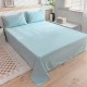 Pure cotton brushed plain, simple solid-color sheets, student dormitory sheets, single-piece, four-season home double sheets