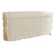 Quilted cotton headboard cover, wood panel fabric, curved leather bed cover, dust cover, fabric lace