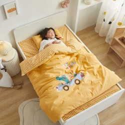 Three-piece washed cotton nursery quilt set, six-piece baby kindergarten quilt cover, children's A-grade Three-piece washed cotton nursery quilt set, six-piece baby kindergarten quilt cover, children's A-grade
