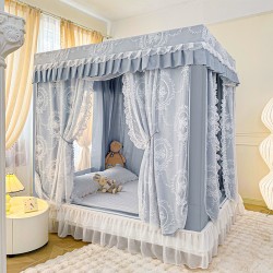 2025 new high-end bedroom mosquito net, princess-style blackout curtains, bed curtains, integrated children's anti-fall mosquito net 2025 new high-end bedroom mosquito net, princess-style blackout curtains, bed curtains, integrated children's anti-fall mosquito net