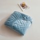 Autumn and winter warm milk fleece fitted sheet, quilted quilted bed sheet, thickened solid color baby fleece bed cover with elastic bands. Autumn and winter warm milk fleece fitted sheet, quilted quilted bed sheet, thickened solid color baby fleece bed cover with elastic bands.
