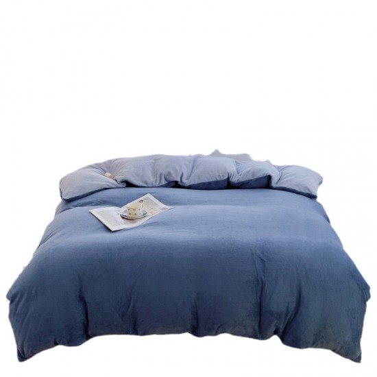 Winter coral milk fleece quilt cover, 248*248 thickened and plush, extra-large flannel quilt cover, 230x250 mm Winter coral milk fleece quilt cover, 248*248 thickened and plush, extra-large flannel quilt cover, 230x250 mm
