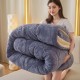 Large jacquard milk fleece winter quilt with core for warmth and thickness, suitable for single and double beds in all seasons, summer, spring, and autumn. Large jacquard milk fleece winter quilt with core for warmth and thickness, suitable for single and double beds in all seasons, summer, spring, and autumn.