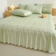 Old coarse cloth bed skirt, single, pure cotton, three-piece, four-season set, thickened cotton non-slip sheets, bedspread, summer cover, concealing hem. Old coarse cloth bed skirt, single, pure cotton, three-piece, four-season set, thickened cotton non-slip sheets, bedspread, summer cover, concealing hem.