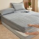 Autumn and winter warm milk fleece fitted sheet, quilted quilted bed sheet, thickened solid color baby fleece bed cover with elastic bands. Autumn and winter warm milk fleece fitted sheet, quilted quilted bed sheet, thickened solid color baby fleece bed cover with elastic bands.