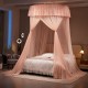 Dome-style princess-style mosquito net, no-punch perforated ceiling, encrypted curtains for home bedrooms, high-end ceiling-mounted, no-installation, 2024. Dome-style princess-style mosquito net, no-punch perforated ceiling, encrypted curtains for home bedrooms, high-end ceiling-mounted, no-installation, 2024.
