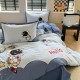 INS children's boys' four-piece cotton bedding set with astronaut cartoon 100, three-piece cotton sheet and quilt cover set INS children's boys' four-piece cotton bedding set with astronaut cartoon 100, three-piece cotton sheet and quilt cover set