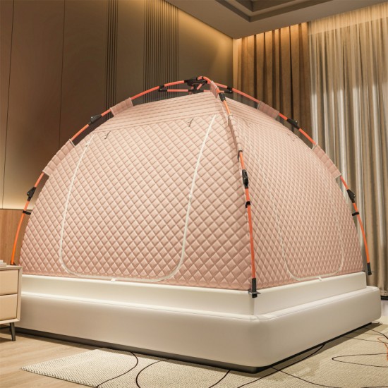 New warm bed tent mosquito net, full blackout, fully enclosed, insulated, windproof winter curtains, home indoor bed curtains.