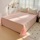 INS four-piece bow-knot washed cotton set, girly towel embroidered plaid quilt cover, three-piece set for student dormitories INS four-piece bow-knot washed cotton set, girly towel embroidered plaid quilt cover, three-piece set for student dormitories