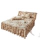 Princess-style three-piece bed skirt, single-piece bedspread, 1.8m, non-slip lace, all-cotton bed cover, bed apron