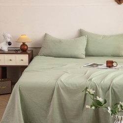 Class A high-end double-layered gauze single sheet, pure cotton, household double quilt, soft, wholesale, solid color. Class A high-end double-layered gauze single sheet, pure cotton, household double quilt, soft, wholesale, solid color.