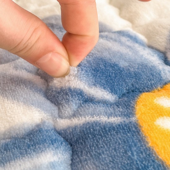 Cartoon milk fleece mattress pad, winter plush mattress pad, home tatami thickened sheet, dirt-proofing blanket Cartoon milk fleece mattress pad, winter plush mattress pad, home tatami thickened sheet, dirt-proofing blanket