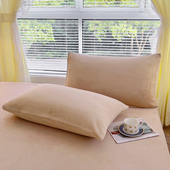 Wholesale Milk Fleece Pillowcases, One Pair, Winter Thickened Coral Fleece Pillowcases, Pillow Covers, Single Pillow Liner Wholesale Milk Fleece Pillowcases, One Pair, Winter Thickened Coral Fleece Pillowcases, Pillow Covers, Single Pillow Liner