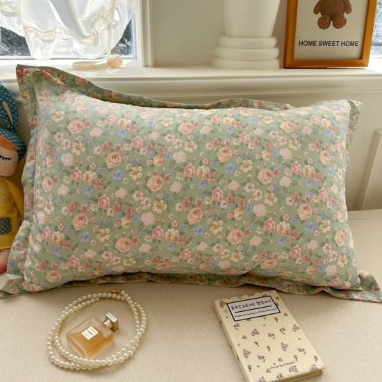 Cotton pillowcase, 48cmx74cm, small cotton floral pillowcase, 50x80, pillowcase liner Set of 40*60 (one pair)