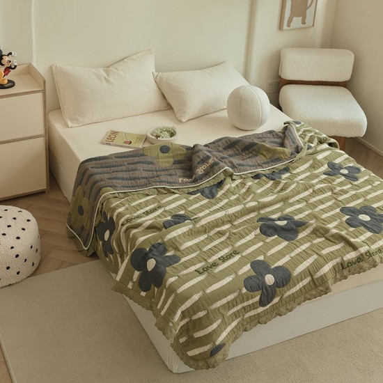 Ten-layer cotton gauze blanket, towel blanket, summer air-conditioning quilt, summer sofa blanket, small nap blanket Ten-layer cotton gauze blanket, towel blanket, summer air-conditioning quilt, summer sofa blanket, small nap blanket