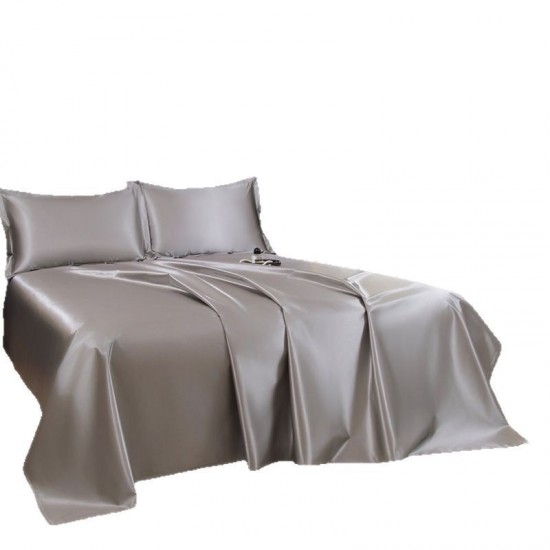 Stain-proof washable ice silk sheets, single, summer silky waterproof bedsheets, dormitory single and double pillowcases, ice silk urine-proof. Stain-proof washable ice silk sheets, single, summer silky waterproof bedsheets, dormitory single and double pillowcases, ice silk urine-proof.