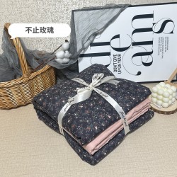 Korean-style, refreshing, mother-and-baby-grade, pure cotton, double-layered yarn, four-piece bedding set, pure cotton, soft cotton yarn, infant 1.8 bedding. Korean-style, refreshing, mother-and-baby-grade, pure cotton, double-layered yarn, four-piece bedding set, pure cotton, soft cotton yarn, infant 1.8 bedding.