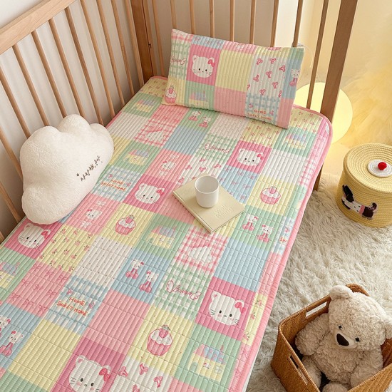 Baby pure cotton sheets, patchwork bed sheet, all-cotton bed cover, newborn crib fitted sheet, kindergarten crib cover, children's mattress Baby pure cotton sheets, patchwork bed sheet, all-cotton bed cover, newborn crib fitted sheet, kindergarten crib cover, children's mattress