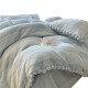 Internet celebrity princess-style rabbit fur plush milk velvet four-piece bedding set, coral fleece, winter flannel plush bed sheet and quilt cover for women. Internet celebrity princess-style rabbit fur plush milk velvet four-piece bedding set, coral fleece, winter flannel plush bed sheet and quilt cover for women.