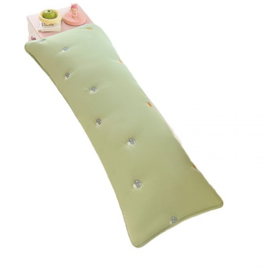 Nordic-style thickened double pillowcase, 1.2m long, extra-long couple pillowcase, 1.5m quilted pillowcase for women.