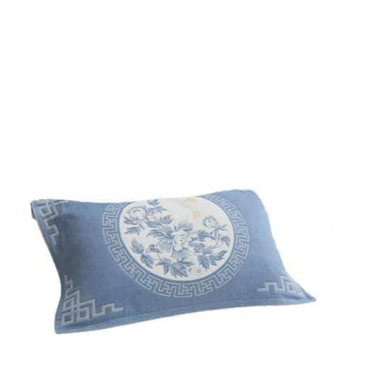 Pair of pure cotton pillowcases for student dormitories, non-slip, internet-famous, vintage pillowcases for home use Pair of pure cotton pillowcases for student dormitories, non-slip, internet-famous, vintage pillowcases for home use