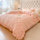 Thickened Warm Milk Fleece Four-Piece Quilted Quilt Cover, Coral Fleece Flannel Princess Style Bedding Thickened Warm Milk Fleece Four-Piece Quilted Quilt Cover, Coral Fleece Flannel Princess Style Bedding